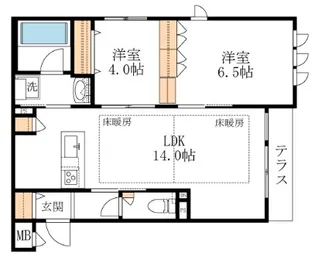 (仮称)木月4丁目メゾン【1階】の間取り