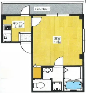 ガレリア堀切【2階】の間取り