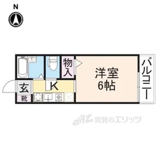 フルール22【1階】の間取り