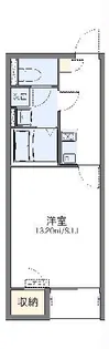 レオネクストグリーンリーフ【1階】の間取り