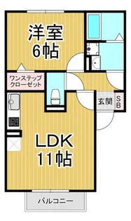 クレスト西宮東【2階】の間取り