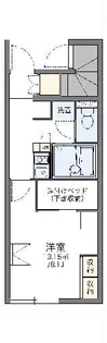 レオパレスファイナルイーリス【1階】の間取り