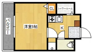 ラフィネA【1階】の間取り