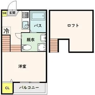 エヴァンコートII【1階】の間取り