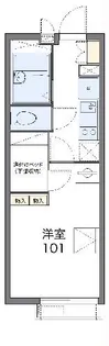 レオパレスiハウス【1階】の間取り