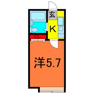 ベルウィング北綾瀬【2階】の間取り