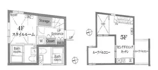 ミレドゥーエ笹塚【4階】の間取り