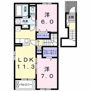 イターナル【2階】の間取り