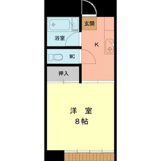 ベルウッドハウス【1階】の間取り