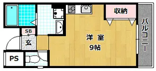 シャンテー中宮III【2階】の間取り