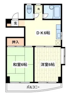 ウィズ府中レジデンス【4階】の間取り