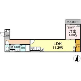 グラナーデ徳丸【3階】の間取り