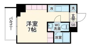 ステージグランデ大宮【8階】の間取り