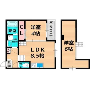 コンフォーティア【1階】の間取り