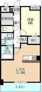 ラ・ブリエ小幡【1階】の間取り