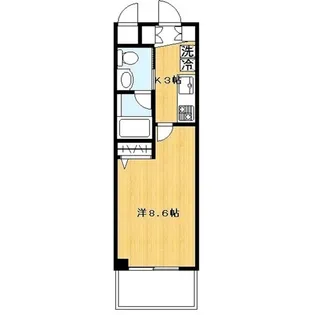 フロレスタ日吉【3階】の間取り