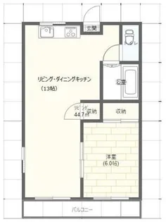 ブラウンヒルズ【1階】の間取り