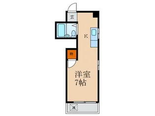 アルジャン四条【4階】の間取り