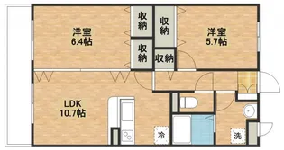華美が丘プルミエ【4階】の間取り