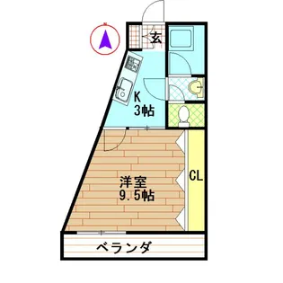 KMCビル【5階】の間取り