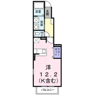 デフィサイトー【1階】の間取り