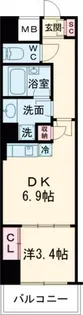 レジディア目白【6階】の間取り