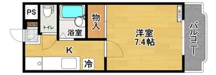 ツインE&T【3階】の間取り