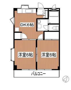 スズランハイツ【1階】の間取り