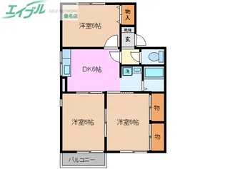 Wing21 D棟【2階】の間取り