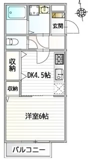 ルミエール堂本【2階】の間取り