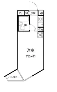 エスポワール中目黒【3階】の間取り