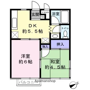 リーベンハイム【2階】の間取り