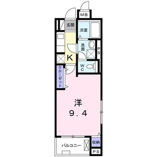 プロムナード桂川【2階】の間取り
