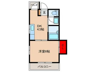 コーポサカエ【3階】の間取り