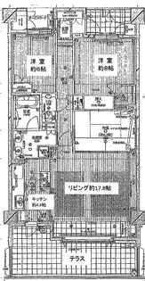 フォルム帝塚山グランベルヴィ【1階】の間取り