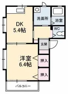 メゾン一林【1階】の間取り