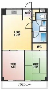 FKハイム【2階】の間取り