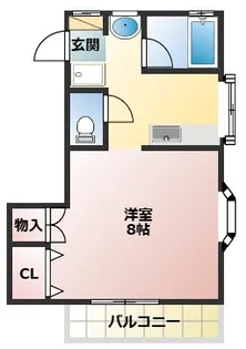 カーサ・マ・モールIII 2号棟【1階】の間取り