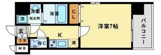 アドバンス西梅田ウインズ【7階】の間取り