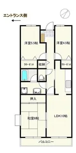 富士見台ハイツ【1階】の間取り