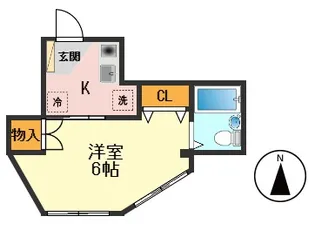ファーストハウスゼロ賃貸【1階】の間取り