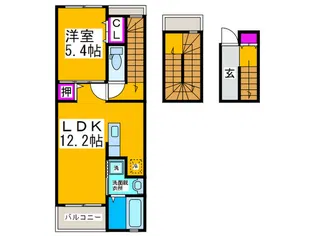 プチフローラ北野田IIIの間取り