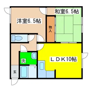 グリーンハウス(星が浦)【2階】の間取り