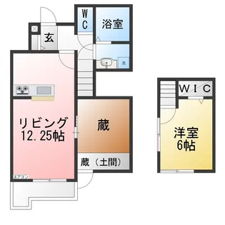 Belle sage【1階】の間取り