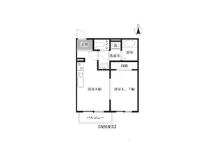 ヴェルディ大町【1階】の間取り