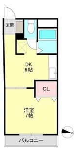 ハイムカミマル【1階】の間取り