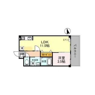 Villa Izumi Chuo【4階】の間取り