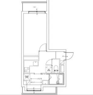セザール中延【1階】の間取り
