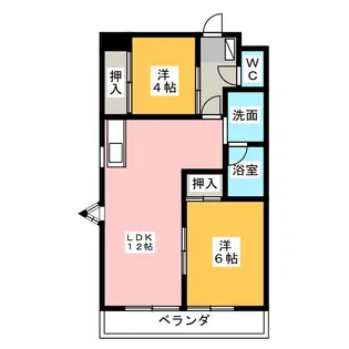 エクセル神戸【3階】の間取り