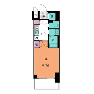 CREST TAPP新栄【10階】の間取り